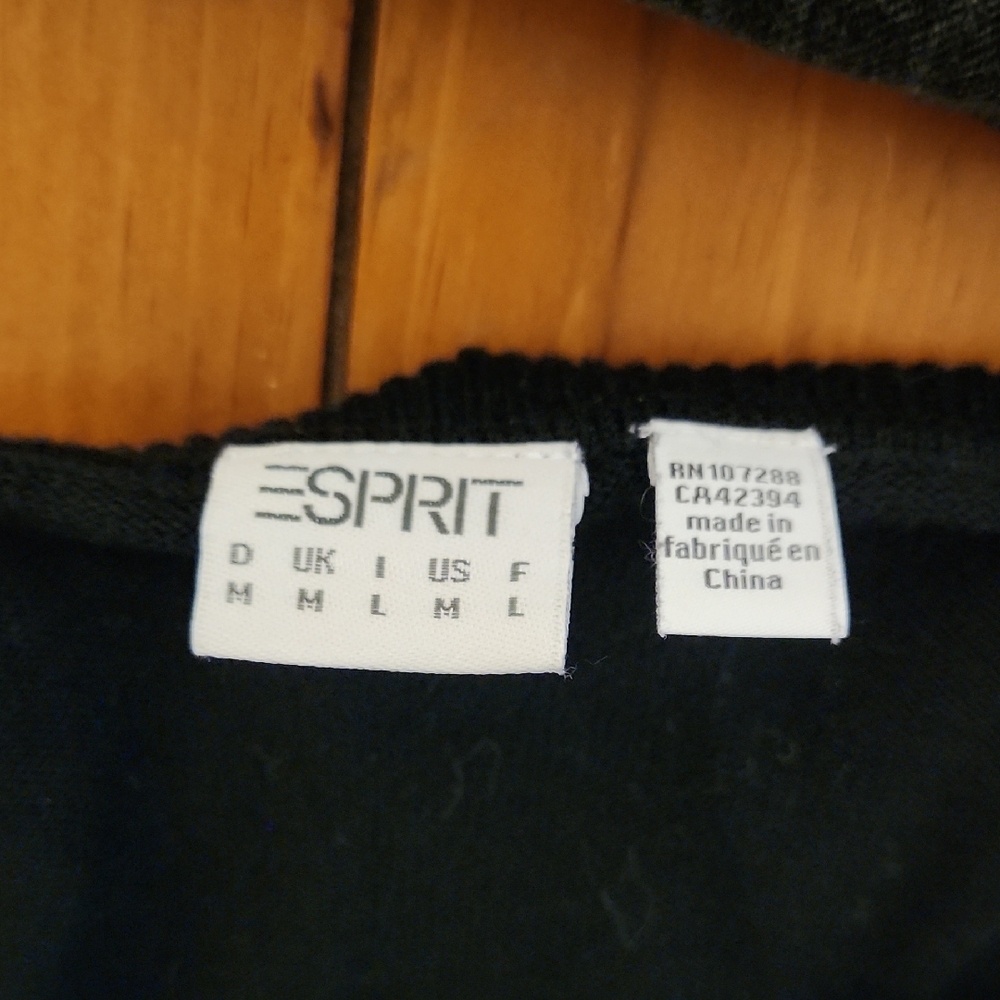 Esprit Black Ruffled Cardigan - Picture 4 of 8